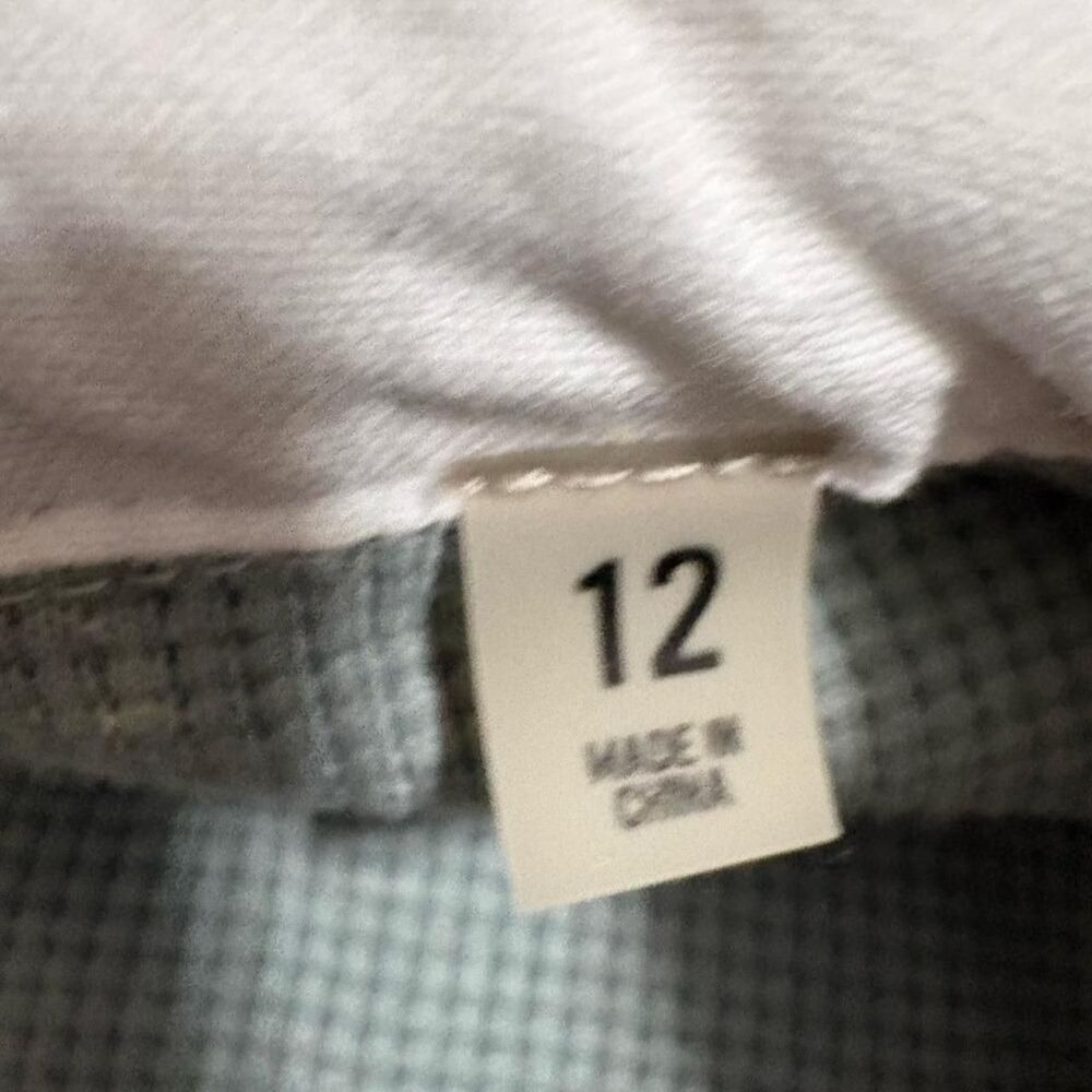 Essentials Men's Green and White Shirt - Picture 5 of 8